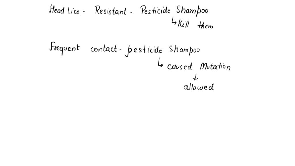 SOLVED Some head lice are now resistant to all commonly used pesticide