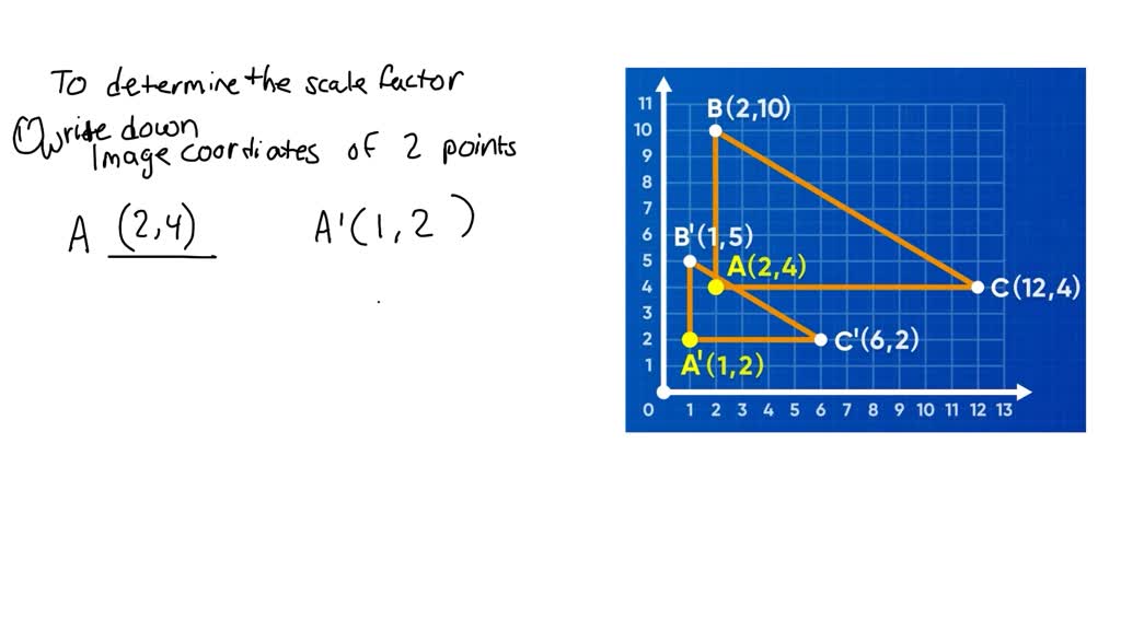 SOLVED When you have two shapes to compare on a coordinate plane, you
