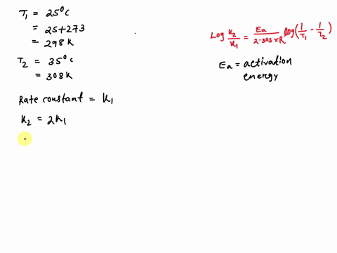 the-rate-of-a-particular-reaction-doubles-when-the-temperature-is-increased-from-25-c-to-35-c-what-is-the-activation-energy-of-the-reaction-33214
