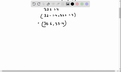 a-simple-random-sample-of-50-items-from-a-population-with-6-resulted-in-a-sample-mean-of-32-a-calculate-a-90-confidence-interval-for-the-population-mean-bcalculate-a-95-confidence-interval-f-35956