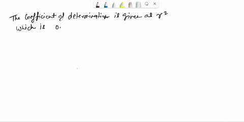 a-regression-equation-is-set-up-where-the-dependent-variable-is-total-costs-and-the-independent-variable-is-production-a-correlation-coefficient-of-070-implies-that-a-the-coefficient-of-dete-11982