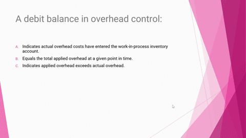 a-debit-balance-in-overhead-control-aindicates-actual-overhead-costs-have-entered-the-work-in-process-inventory-account-bequals-the-total-applied-overhead-at-a-given-point-in-time-cindicates-42125