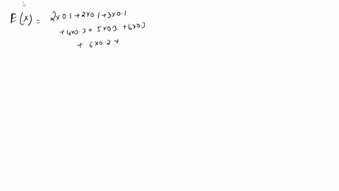 find-the-expected-value-ex-of-the-following-data-round-your-answer-to-one-decimal-place-6-5-4-3-2-px-x-02-02-02-01-03-01703