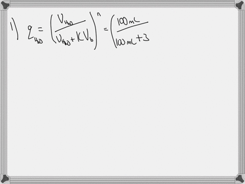 1a-solute-a-has-a-k-3-for-an-extraction-between-water-phase-1-and-benzene-phase-2-if-100-ml-of-a-001m-solution-of-a-in-water-is-extracted-one-time-with-500-ml-benzene-what-fraction-will-be-e-80987