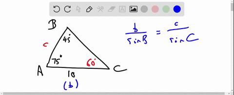 question-5-in-triangle-abc-ac-10cm-4-75-and-b-45-find-the-length-of-ab-122-173-707-866-35922