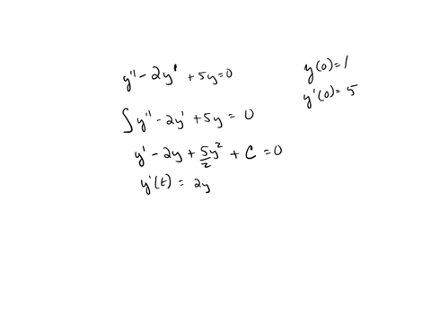 find-the-solution-to-the-following-initial-value-problem-by-finding-the-general-solution-to-the-differential-equation-and-then-applying-the-initial-conditions_-2y-sy-0-yo-1-y0-5-yt-06286