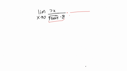 lim-_x-rightarrow-0-frac7-xsqrt5-x64-8