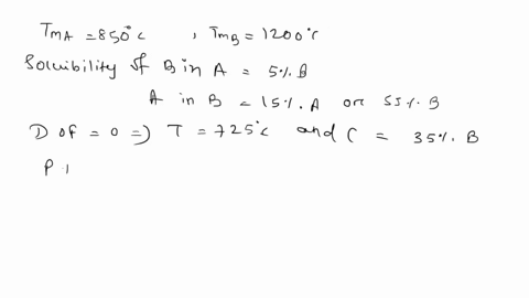 515-pt-based-on-the-following-observations-construct-a-phase-diagramelement-a-melts-at-850c-and-element-b-melts-at-1200celement-b-has-a-maximum-solubility-of-5-in-element-a-and-element-a-has-43258