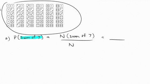 find-the-probability-of-getting-a-sum-of-a-7-when-tossing-a-pair-of-dice-b-at-least-4-when-tossing-a-pair-of-dice