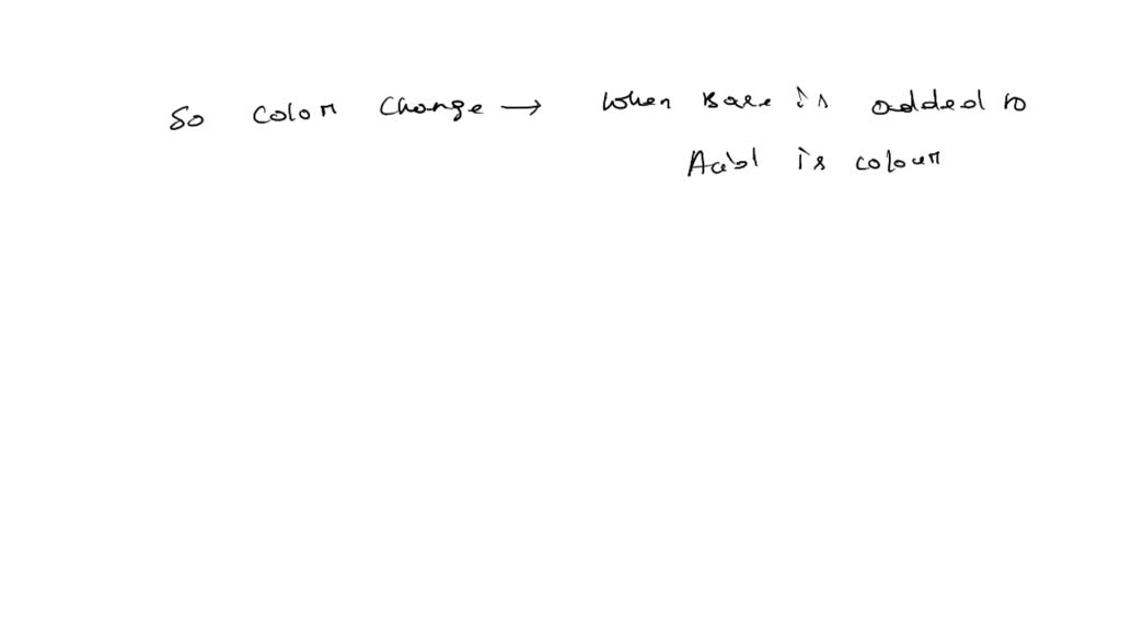 Titration Random Error SOLVED: Phenolphthalein is one of the most common indicators used acids ...