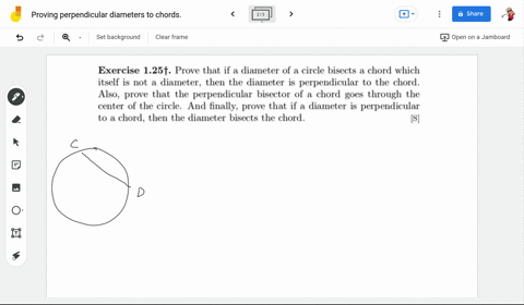 exercise-125t_-prove-that-if-a-diameter-of-a-circle-bisects-a-chord-which-itself-is-not-diameter-then-the-diameter-is-perpendicular-to-the-chord_-also-prove-that-the-perpendicular-bisector-o-49164