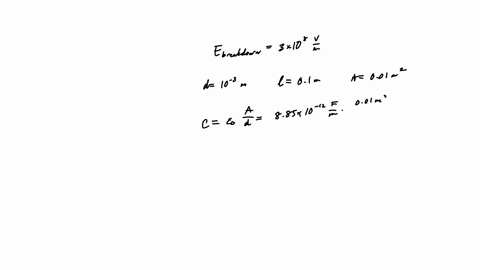 e4m3-consider-a-capacitor-whose-plates-are-squares-10-cm-on-a-side-separated-by-a-10-mm-gap-filled-with-air-a-what-is-the-maximum-charge-we-can-put-on-these-plates-before-a-spark-will-fly-b-66943