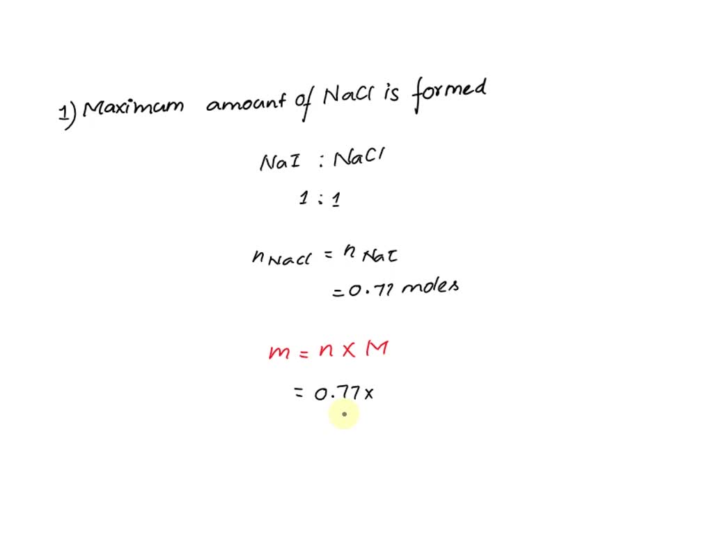 SOLVED For the following reaction, 17.8 grams of chlorine gas are
