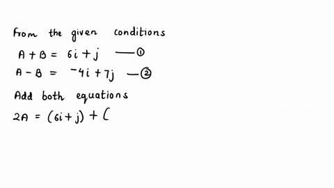 if-vector-b-is-added-to-vector-a-the-result-is-61-j-if-b-is-subtracted-from-a-the-result-is-4i-7j-what-is-the-magnitude-of-a-select-one-82-b-54-c41-d58-51-58354