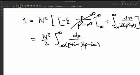 the-momentum-distribution-of-certain-particle-one-dimension-given-by-the-momentum-space-wave-function-pp-p2-a2-where-n-is-normalization-constant-and-is-some-quantity-with-the-same-dimensions-24876