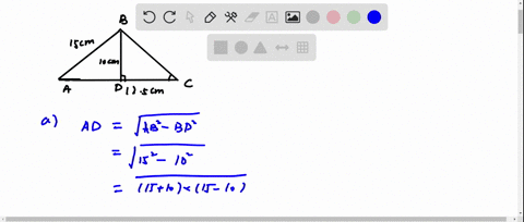 2-abc-is-a-triangle-the-point-d-lies-on-ac-angle-bdc-900-db-i0-cm-ab-15-cm-and-dc-125-cm-15-cm-a-calculate-the-length-of-ad-give-your-answer-correct-t0-3-significant-figures-10-cm-b-calculat-88666