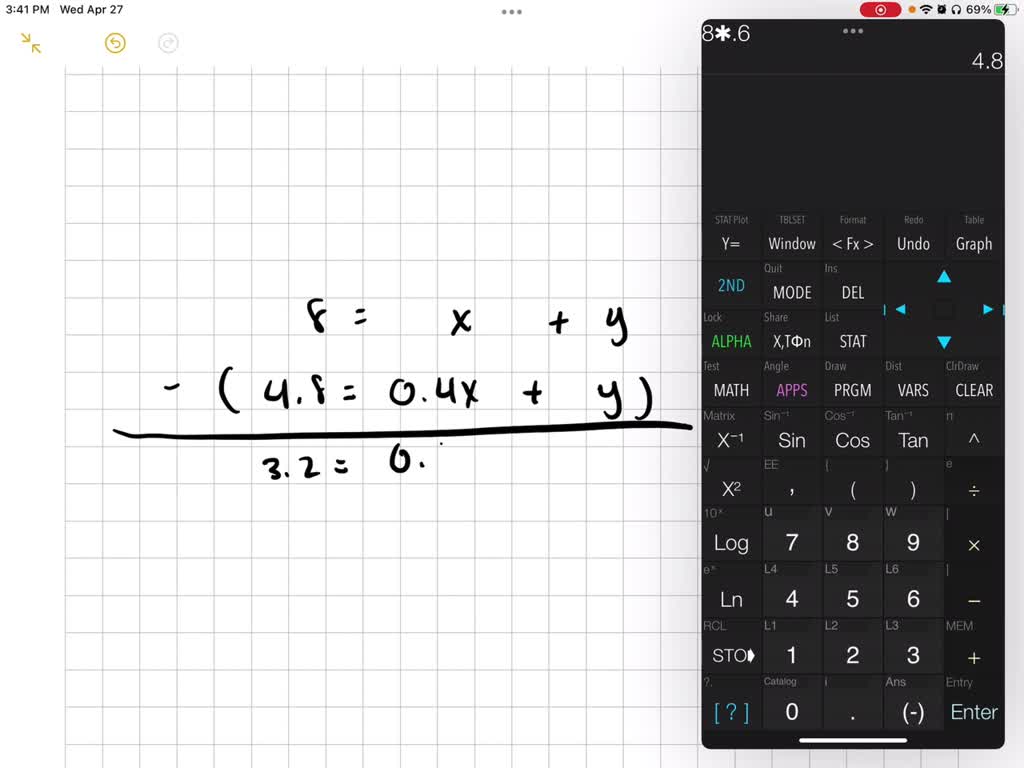 SOLVED A radiator contains 8 quarts of fluid, 40 of which is