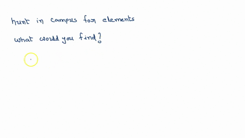 if-you-were-to-go-on-a-hunt-around-campus-for-elements-what-would-you-find-list-at-least-5-elements-and-for-each-element-listed-explain-why-it-is-an-element-how-many-elements-on-your-list-ar-52869