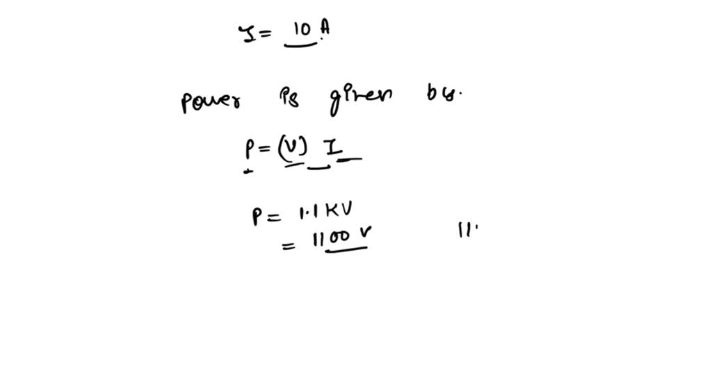 SOLVED 1.8 The voltage across a 1kW toaster that produces a current