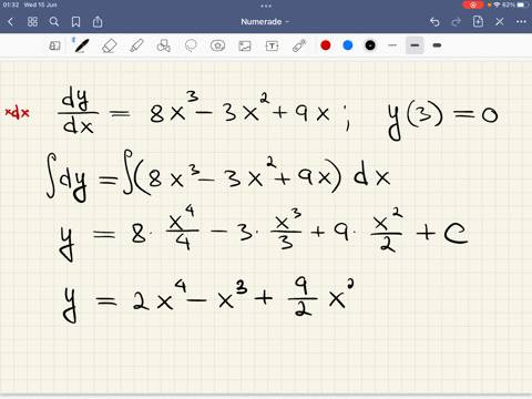 find-the-particular-solution-for-the-equation_-dy-8x3-3x2-9x-y0-when-x-3-dx-69135