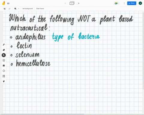 which-of-the-following-not-plant-based-nutraceutical-acidophilus-jecithin-selenium-hemicellulose-55807