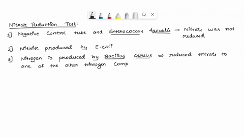 suppose-you-perform-nitrate-reduction-test-on-several-organisms-and-obtain-the-following-results-sample-color-aler-adding-color-afer-adkling-zink-gas-bukble-nitrate-reagents-andl-negative-co-56668
