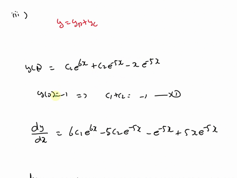 the-second-order-differential-equation-dly-dxz-has-initial-values-30y-he-y0-1-0-40-determine-the-complementary-function-4-marks-the-particular-integral-is-of-the-general-fomm-y-ae-determine-67132