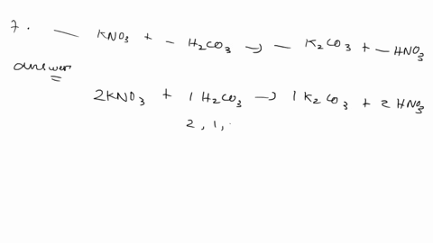 question-7-2-pts-what-are-the-coefficients-for-each-reactant-and-product-to-balance-the-following-chemical-reaction-kno3-h2co3-k2co3-hno3-please-enter-the-coefficients-in-your-answer-with-co-62102