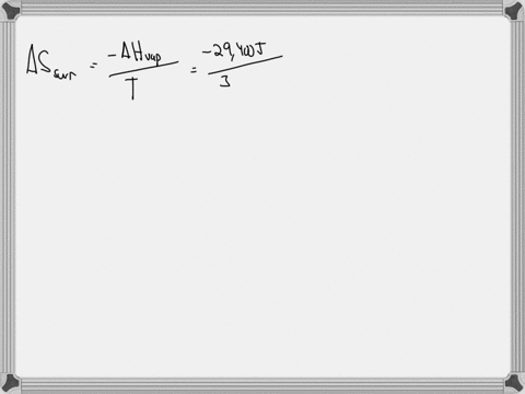 the-enthalpy-of-vaporization-of-chloroform-chcl3-is-294-kj-mol1-at-its-normal-boiling-point-of-33488-k-calculate-i-the-entropy-of-vaporization-of-chloroform-at-this-temperature-and-ii-the-en-17111