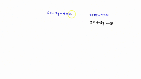 solve-the-system-by-the-method-of-substitution-if-there-is-no-solution-enter-no-solution-6x-3y-4-0-x-2y-4-0-xy-75304