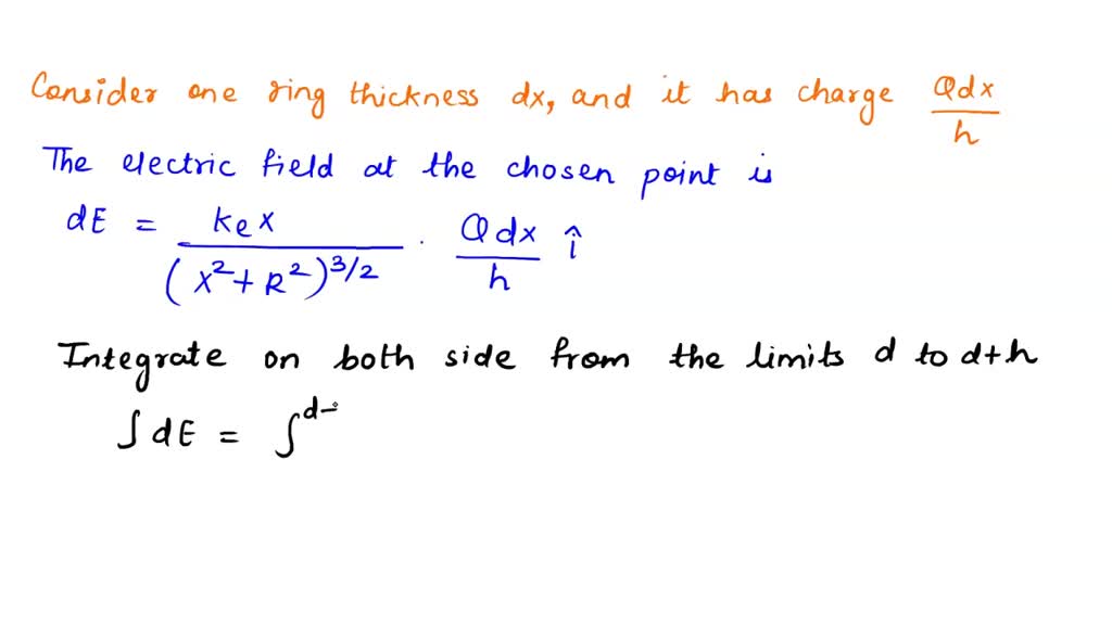 SOLVED: Consider A Uniformly Charged Thin-walled Right Circular ...