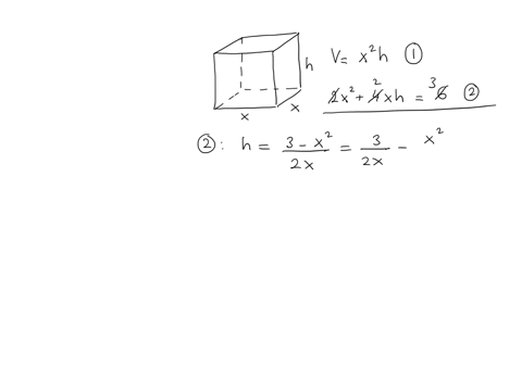 find-the-dimensions-of-a-square-box-with-fixed-surface-area-6-square-feet-that-maximize-the-volume-of-the-box-using-the-following-steps-1-express-the-surface-area-of-the-box-in-terms-of-x-th-79134