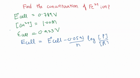 a-cell-is-set-up-based-upon-these-iron-and-copper-redox-couples-cucu2-and-fefe-copper-behaves-as-the-cathode-and-the-standard-cell-potential-is-e-0789-v-the-concentration-of-copper-ion-is-10-06542