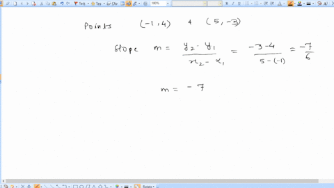 write-the-equation-of-the-line-that-passes-through-the-origin-and-is-perpendicular-to-the-line-that-passes-through-1-4-and-5-3-51586