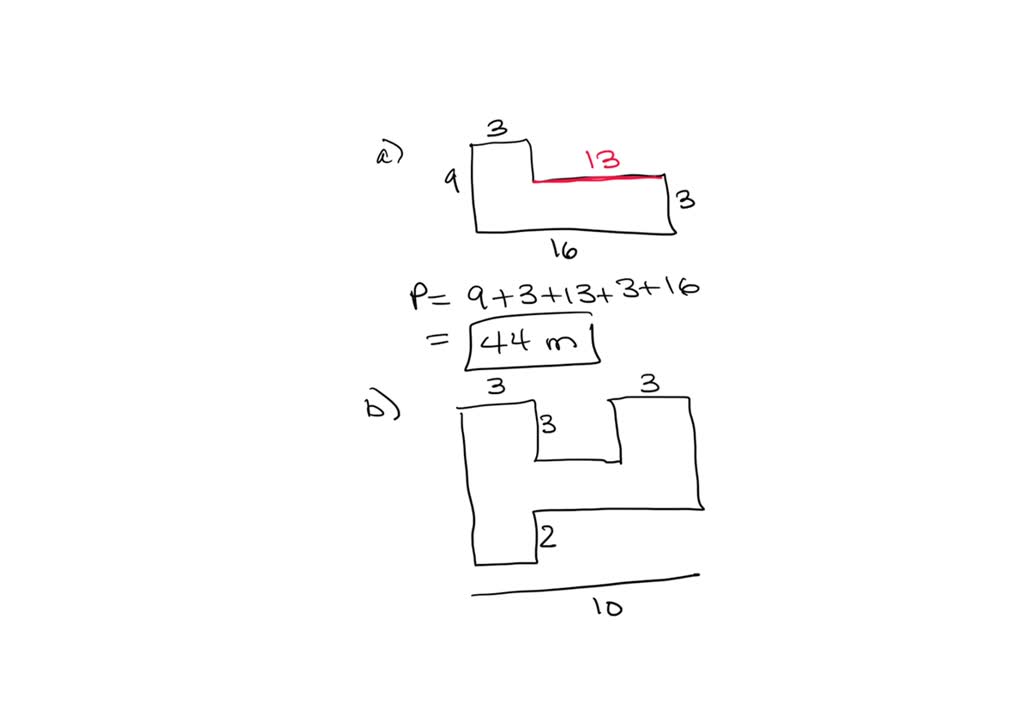 Solved: Find The Perimeter Of Each Figure. (ail Lines Meet At Right 