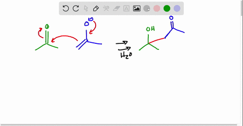 write-structures-for-the-carbonyl-electrophile-and-enolate-nucleophile-that-react-to-give-the-aldol-below-oh-you-do-not-have-to-consider-stereochemistry-draw-the-enolate-nucleophile-in-its-c-80789
