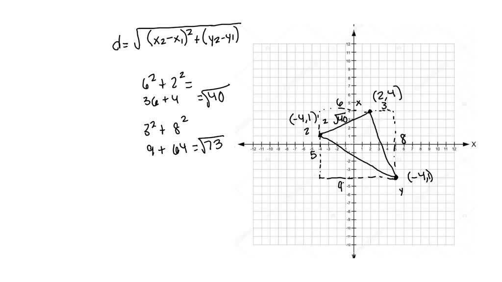 [50] a) Draw a triangle with GeoGebra b) Show the coordinates of each ...