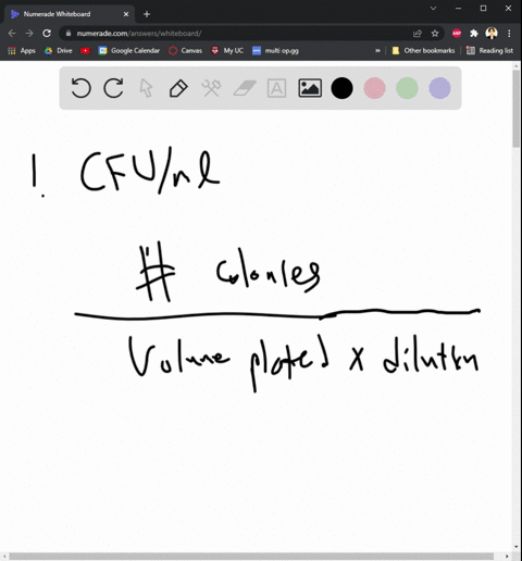 a-if-you-counted-79-colonies-on-your-10-4-plate-with-an-inoculum-of-01ml-taken-from-your-10-4-dilution-what-were-the-original-cfuml-b-if-you-counted-123-colonies-on-your-10-6-plate-with-an-i-62569