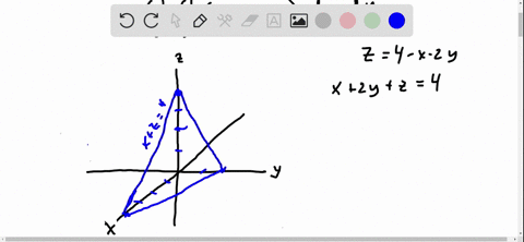 sketch-the-solid-whose-volume-is-given-by-the-iterated-integral-displaystyle-int_01-int_01-4-x-2y-dx-dy-2