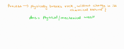 1-the-process-that-occurs-when-physical-forces-break-rock-into-smaller-pieces-without-changing-the-rocks-chemical-composition-is-called-92705