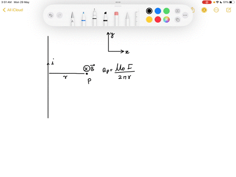 a-very-long-wire-carries-a-current-of-4000x10-3-a-in-the-positive-y-directionwhat-is-the-magnetic-field-component-balong-the-z-axis-in-a-pointto-the-right-820x100-cm-away-from-the-wire-as-sh-76215