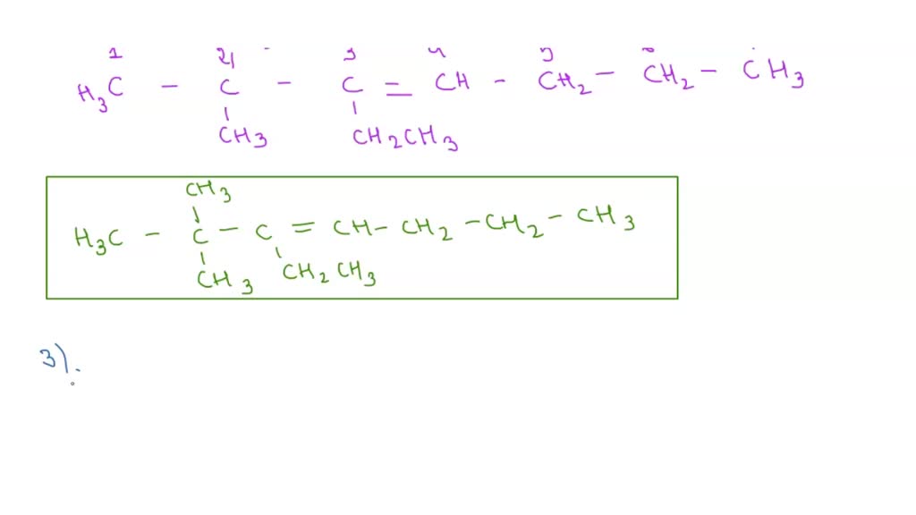 SOLVED 'Draw structures for the following alkenes and alkynes 2