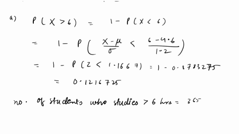 the-number-of-hours-that-325-students-studied-for-a-math-test-was-normally-distributed-with-a-mean-of-46-hours-and-a-standard-deviation-of-12-hours-how-many-students-studied-a-at-least-6-hou-94904