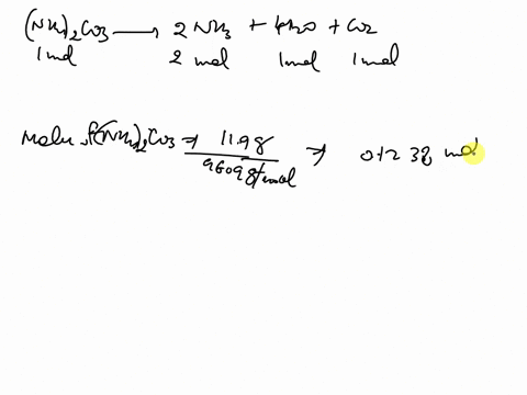 calculate-the-total-volume-of-gas-produced-at-200-c-and-102-atm-by-the-complete-decomposition-of-119-g-of-ammonium-carbonate-68094