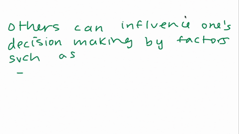 how-other-people-influence-ones-decision-making-55894
