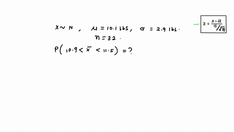 question-20-the-weights-of-the-fish-in-a-certain-lake-are-normally-distributed-with-a-mean-of-101-ib-and-a-standard-deviation-of-29-ib-if-32-fish-are-randomly-selected-what-is-the-probabilit-86449