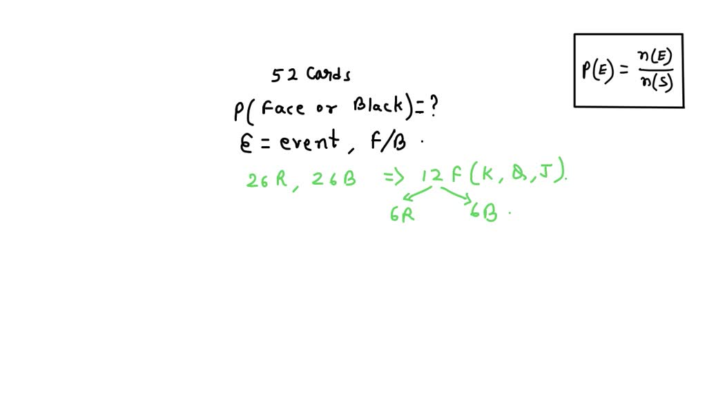 SOLVED If one card is drawn from a standard deck of 52 cards what is