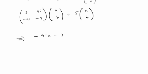 the-hermitian-operator-acts-on-two-dimensional-linear-vector-space-and-has-the-matrix-representation-4i-a-4i-3-in-the-basis-lea-where-these-vectors-are-represented-by-the-column-matrices-e1-22426