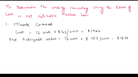 crane-frame-camera-shop-uses-the-lower-of-cost-or-net-realizable-value-basis-for-its-inventorythe-following-data-are-available-at-december-31-item-units-unit-cost-market-value-cameras-minolt-18022