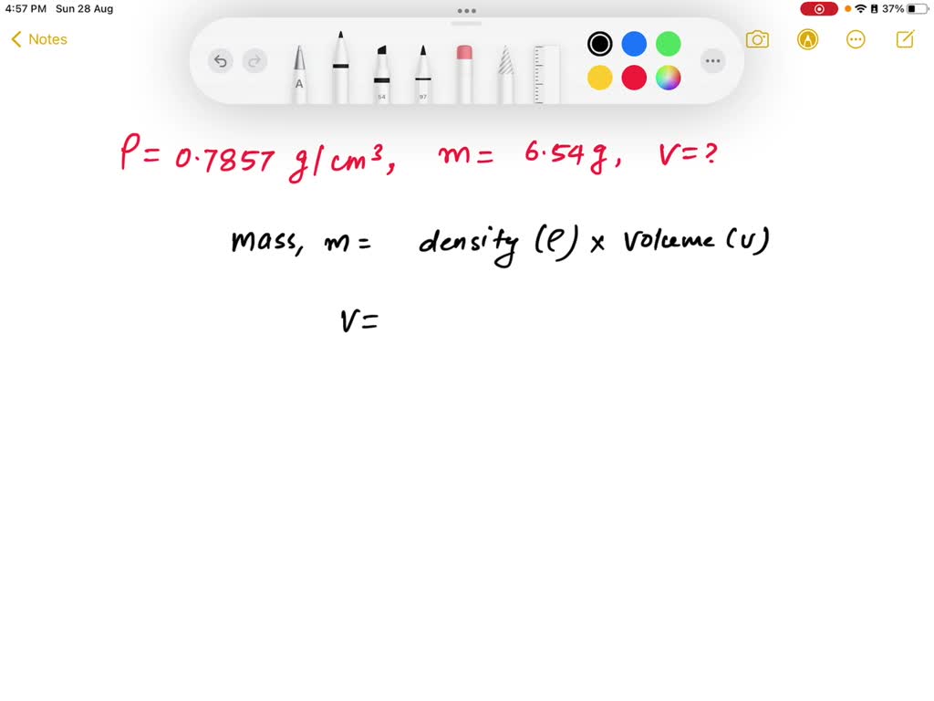 SOLVED Acetone (nail polish remover) has a density of 0.7857 g/cm^3